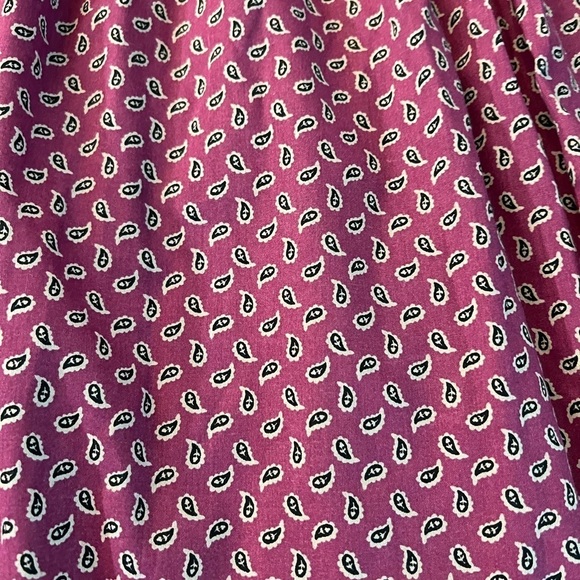 NOAH’S FLOOD DALLAS, TEXAS VINTAGE PAISELY, RUFFLED COOKS’S APRON SKIRT SIZE 5/6 - Picture 8 of 9